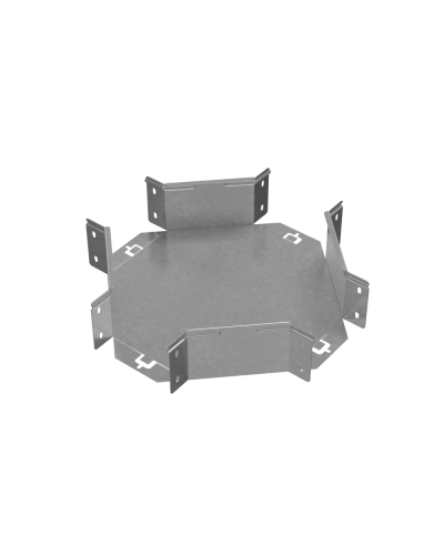 Х-разветвитель 100х150 мм ПЛЮС КМ-Профиль (XDplus100-150) в Таганроге Аксессуары для лотков Pintop.ru