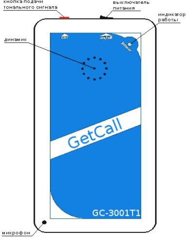 Устройство переговорное Getcall GC-3001T1 в Таганроге Переговорные устройства Pintop.ru