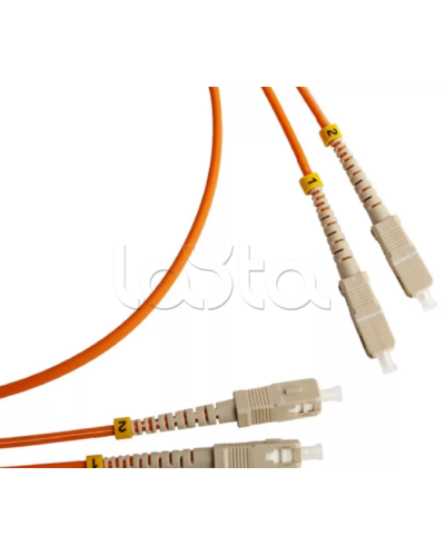 Патч-корд оптический LANMASTER LAN-SC-SC/SU-10 в Таганроге Патч-корды и пигтейлы Pintop.ru