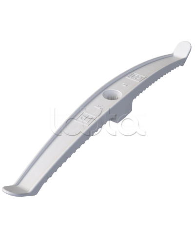 Держатель кабеля двусторонний для прямого монтажа белый (20шт/120шт уп/кор) Промрукав (PR13.0384) в Таганроге Монтажные материалы Pintop.ru