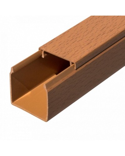 Кабель-канал бук 2-й замок 40х40 (60м/уп) Промрукав в Таганроге Огнестойкие кабельные линии Pintop.ru