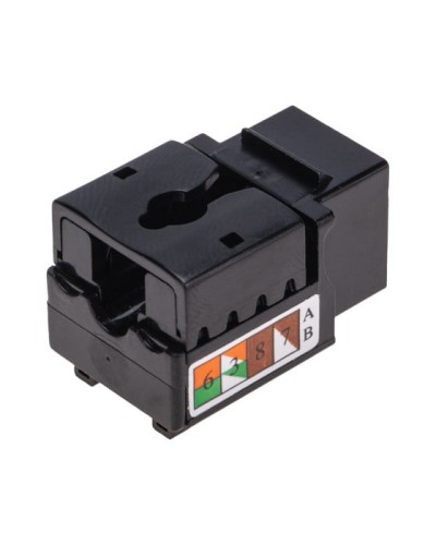 Модуль Keystone Jack RJ-45(8P8C), UTP неэкранированный, CAT 6, тип 90 градусов, черный REXANT PRO 02-0255 в Таганроге Модули Keystone Pintop.ru