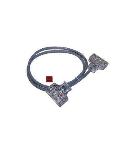 Патч-корд 110 тип - 110 тип, 1 пара, категория 6, 1 м, серый LANMASTER LAN-P4-P4-1.0/6 в Таганроге Патч-корды и пигтейлы Pintop.ru