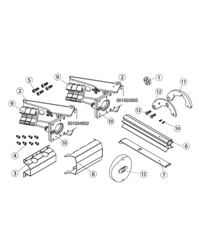 Рычаги F500 без крепления Came 119RID185 в Таганроге Запчасти для шлагбаумов и автоматики Pintop.ru