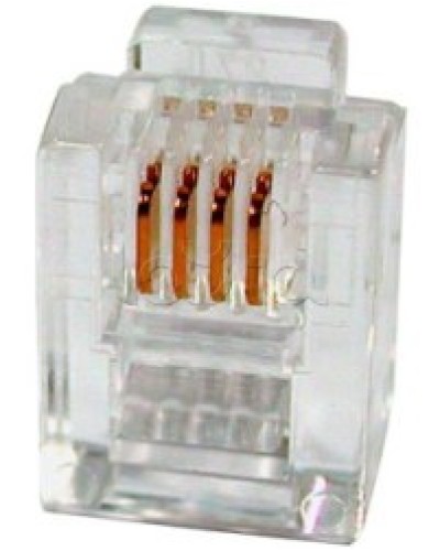 Разъем телефонный RJ11 (6P4C) Cabeus в Таганроге Коннекторы и разъемы Pintop.ru