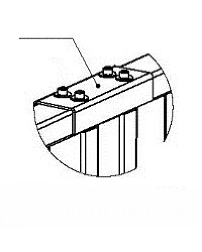 Накладка верхняя PERCo-RF01 0-05 в Таганроге Дополнительное оборудование для СКУД Pintop.ru