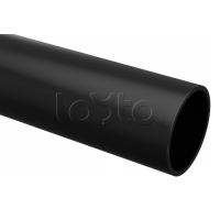 Труба гладкая ПВХ жесткая d25 мм (3 м) (111 м/уп) черная EKF-Plast (trg-25b-3m)