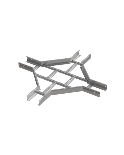 Х-разветвитель лестничный 80х150х1,5 мм HD N КМ-профиль (LXD80-150-1.5 HD N) в Таганроге Аксессуары для лотков Pintop.ru