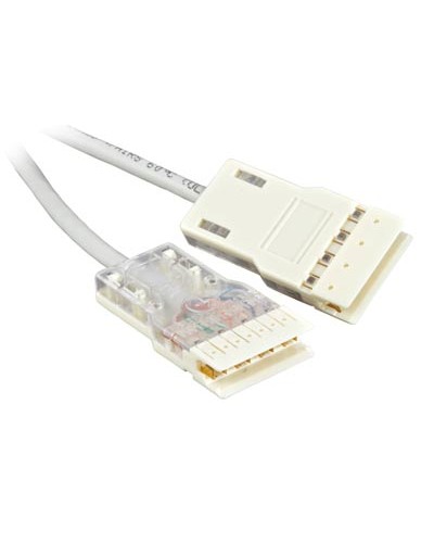 Патч-корд 110 тип-110 тип, 4 пары, Cat.5e, LSZH, 1 м серый Hyperline PC-110-110-4P-C5e-1M-LSZH-GY в Таганроге Патч-корды и пигтейлы Pintop.ru