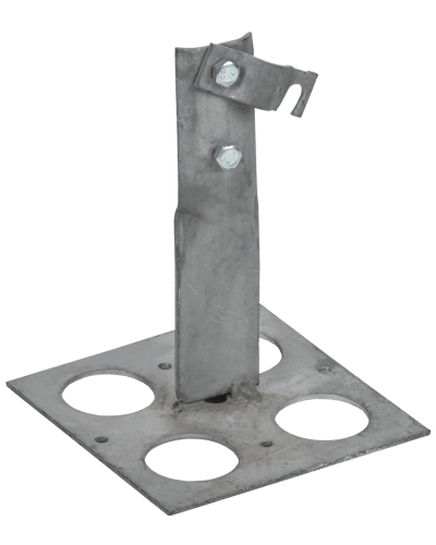 Держатель проводника круглого 6-10мм винтовой IEK (ZDP85-13-1-16-90) в Таганроге Крепеж Pintop.ru