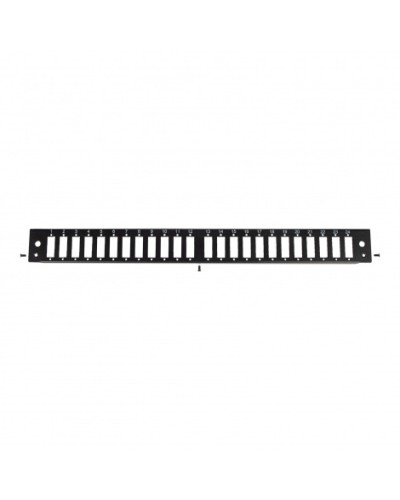 Панель лицевая для выдвижной оптич. полки, 24 SC Duplex/24 LC Quadra, черный Datarex DR-546145 в Таганроге Патч-панели Pintop.ru