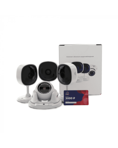 Комплект облачного видеонаблюдения TRASSIR 4TR1Cloud3000 в Таганроге IP-камеры Pintop.ru