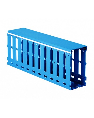 Короб перфорированный, синий RL6 40x60 DKC 01284RL в Таганроге Аксессуары для кабель-канала Pintop.ru