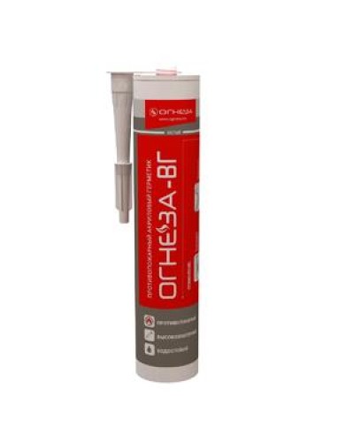 Герметик акриловый противопожарный Огнеза ОГНЕЗА-ВГ, туба 310 мл., цвет белый в Таганроге Дополнительное оборудование пожаротушения Pintop.ru
