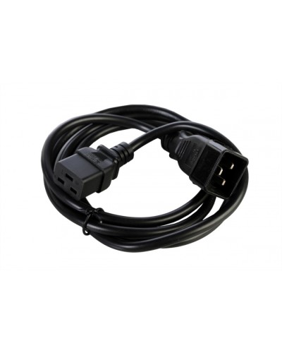 Шнур питания с заземлением IEC 60320 C19/IEC 60320 C20, 16А/250В (3x1,5), длина 1,8 м Rem R-16-Cord-C19-C20-1.8 в Таганроге Блоки розеток Pintop.ru