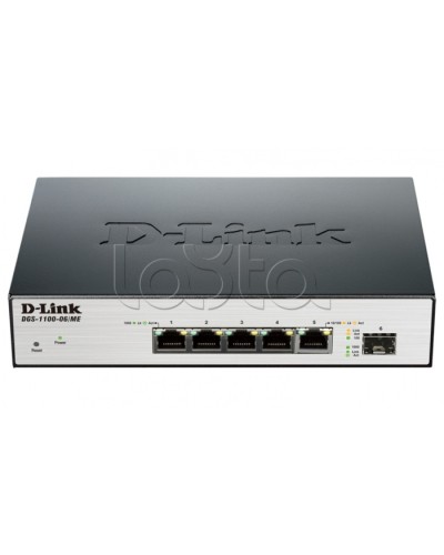 Коммутатор 6-портовый D-Link DGS-1100-06/ME/A1B в Таганроге Коммутаторы Pintop.ru