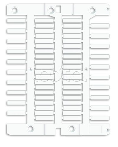 Маркировка для провода, жесткая, для трубочек. 4х23мм. Белая DKC NUT23 в Таганроге Крепежные изделия Pintop.ru