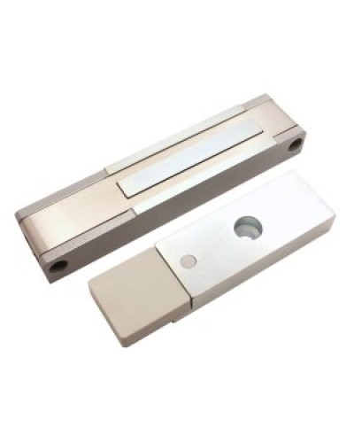 Электромагнитный замок с датчиком состояния двери ALeko ALM-150P (24В серый) в Таганроге Электромагнитные замки Pintop.ru