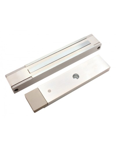 Электромагнитный замок с датчиком состояния двери ALeko ALM-300P (12В серый) в Таганроге Электромагнитные замки Pintop.ru