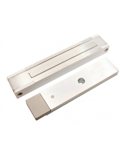 Электромагнитный замок с датчиком состояния двери ALeko ALM-400P (12В белый) в Таганроге Электромагнитные замки Pintop.ru