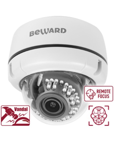 IP-камера видеонаблюдения антивандальная купольная Beward B2530DVZ в Таганроге IP-камеры Pintop.ru