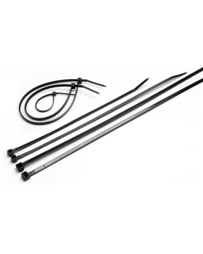 Стяжка нейлоновая неоткрывающаяся, безгалогенная (halogen free), 150x3.6мм, черная, outdoor (100 шт) Cabeus GTOUT-150 в Таганроге Стяжки-хомуты Pintop.ru