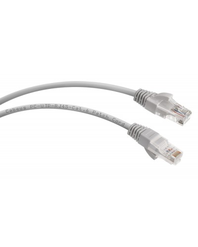 Шнур коммутационный 2xRJ-45/8P8C U/UTP кат.6 (0,5 м) Cabeus PC-UTP-RJ45-Cat.6-0.5m в Таганроге Патчкорды (медные) Pintop.ru