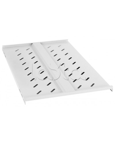 Полка 19 перфорированная глубиной 400 мм, усиленная до 100кг Cabeus SH-J018-FC-600m-100KG в Таганроге Полки для шкафов и стоек Pintop.ru