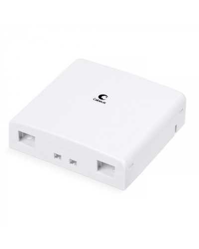 Корпус внешней оптической настенной розетки на 2 SC/LC Cabeus (OB-2SC/LC) в Таганроге Кросс оптический Pintop.ru