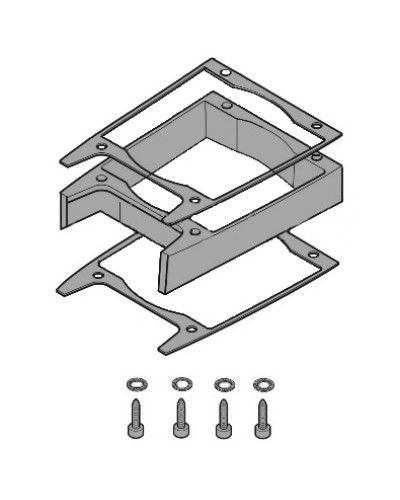 Удлинитель кожуха электродвигателя C-BXK, C-BXEK Came 119RICX043 в Таганроге Запчасти для шлагбаумов и автоматики Pintop.ru