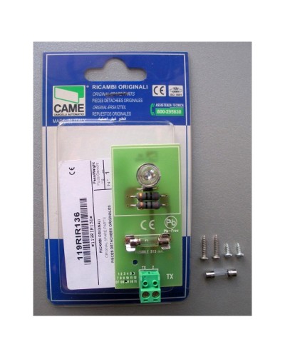 Плата TX DIR Came 119RIR136 в Таганроге Запчасти для шлагбаумов и автоматики Pintop.ru