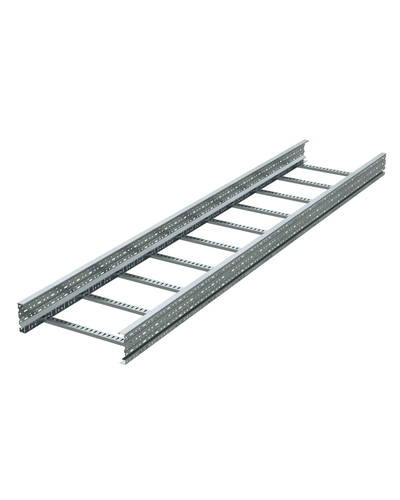 Лоток лестничный 150х800, лонжерон 1,5 мм, L 6 м, горячий цинк DKC (ULM658HDZ) в Таганроге Кабельные лотки Pintop.ru