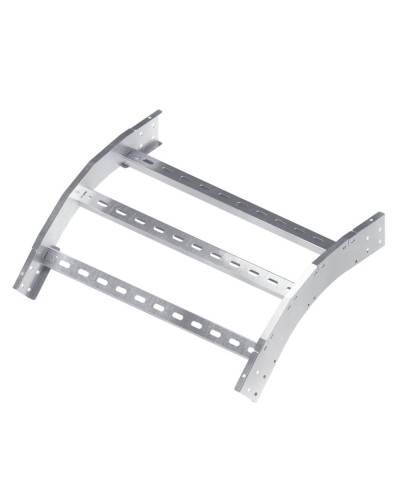 Угол лестничный вертикальный внешний 45 градусов 200х400, R600 DKC (ULOC624) в Таганроге Аксессуары для лотков Pintop.ru