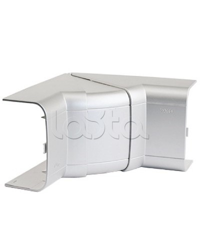 Угол внутренний 90х50 мм, изменяемый 70-120°, цвет серый металлик DKC 09551G в Таганроге Аксессуары для кабель-канала Pintop.ru