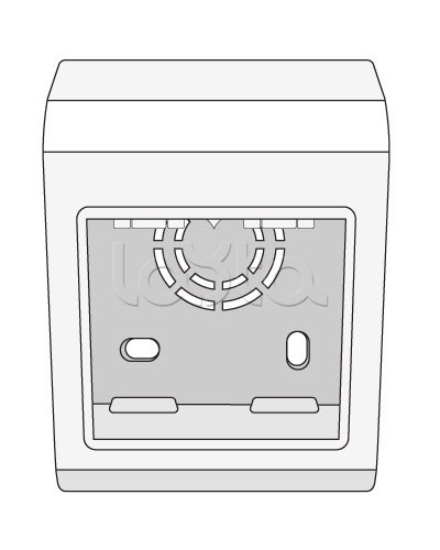 Коробка монтажная под 2 модуля 45x45 мм PDM DKC 10013 в Таганроге Аксессуары для кабель-канала Pintop.ru