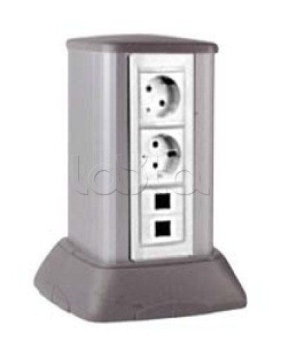 Миниколонна алюминиевая, 0.25 м DKC 19522 в Таганроге Аксессуары для кабель-канала Pintop.ru