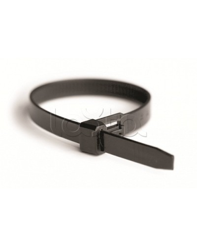 Хомут P6.6 многоразовый, черный, 7,5x350 DKC 25354 в Таганроге Стяжки-хомуты Pintop.ru