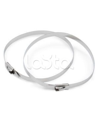 Хомут-стяжка нержавеющая сталь AISI 304 4.6x300 DKC 27406 (50 шт/уп) в Таганроге Стяжки-хомуты Pintop.ru