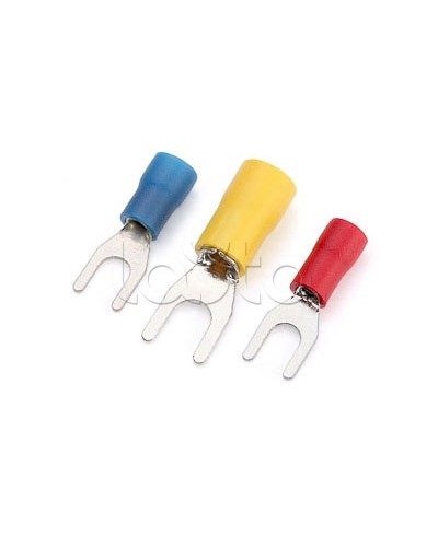 Наконечник вилочный с изолир.фланцем 1,5-2,5 кв.мм 4,1 мм (НВИ) DKC 2B14P в Таганроге Крепежные изделия Pintop.ru