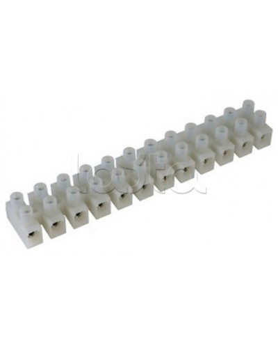 Клемник Полипропилен белый,12р,85°С,450V,101A,25мм.кв. DKC 43812PL/B в Таганроге Коммутационные изделия Pintop.ru