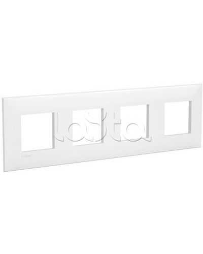 Рамка ARTLEBEDEV Белое облако Avanti, 8 мод. DKC 4400908 в Таганроге Аксессуары для стоек и шкафов Pintop.ru
