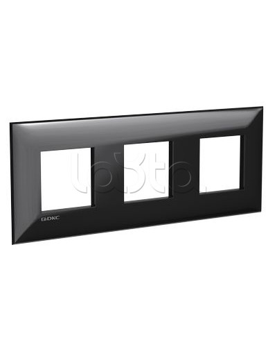 Рамка ARTLEBEDEV Черный квадрат Avanti, 6 мод. DKC 4402906 в Таганроге Аксессуары для лотков Pintop.ru