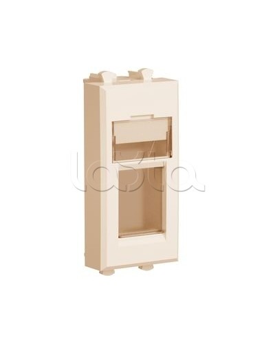 Адаптер для Keystone Ванильная дымка Avanti, 1 мод DKC 4405201 в Таганроге Аксессуары для стоек и шкафов Pintop.ru