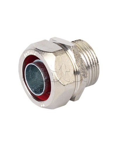 Муфта металлорукав-коробка, ф10мм, IP40/IP44/IP66/IP67, М16х1,5 наружная резьба DKC (6014-1016) в Таганроге Повороты, муфты, тройники Pintop.ru