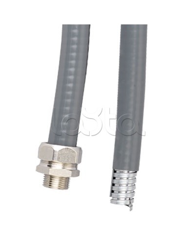 Металлорукав DN 20мм в гладкой EVA изоляции, Dвн 20,5 мм, Dнар 27,0, IP66, 50 м, цвет серый DKC 607E022 в Таганроге Металлорукав Pintop.ru