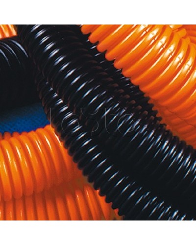 Труба гофрированная ПНД с зондом лёгкая 40 мм цвет оранжевый (20 м) DKC 71940 в Таганроге Труба гофрированная Pintop.ru