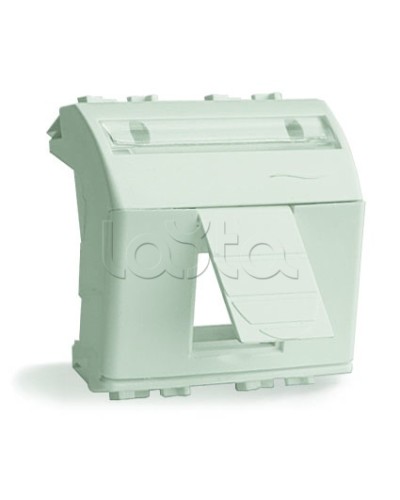 Адаптер для информационных разъемов Keystone, белый, 2 мод DKC 76613B в Таганроге Аксессуары для кабель-канала Pintop.ru