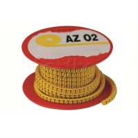 Колечко маркировочное -, 2.5-4мм. черное на желтом DKC AZO311BY