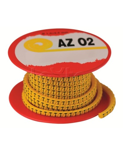 Колечко маркировочное E, 2.5-4мм. черное на желтом DKC AZO3EEBY в Таганроге Крепежные изделия Pintop.ru