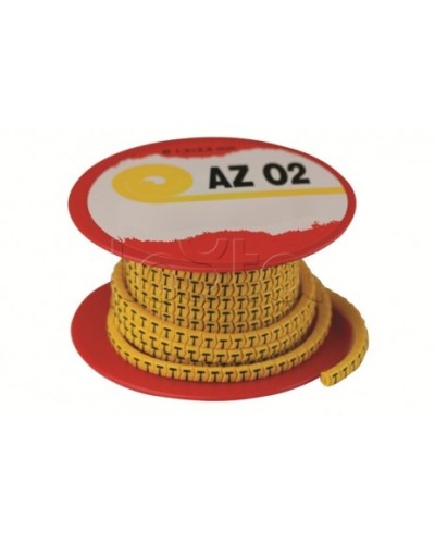 Колечко маркировочное R, 4-8мм. черное на желтом DKC AZS4RRBY в Таганроге Крепежные изделия Pintop.ru